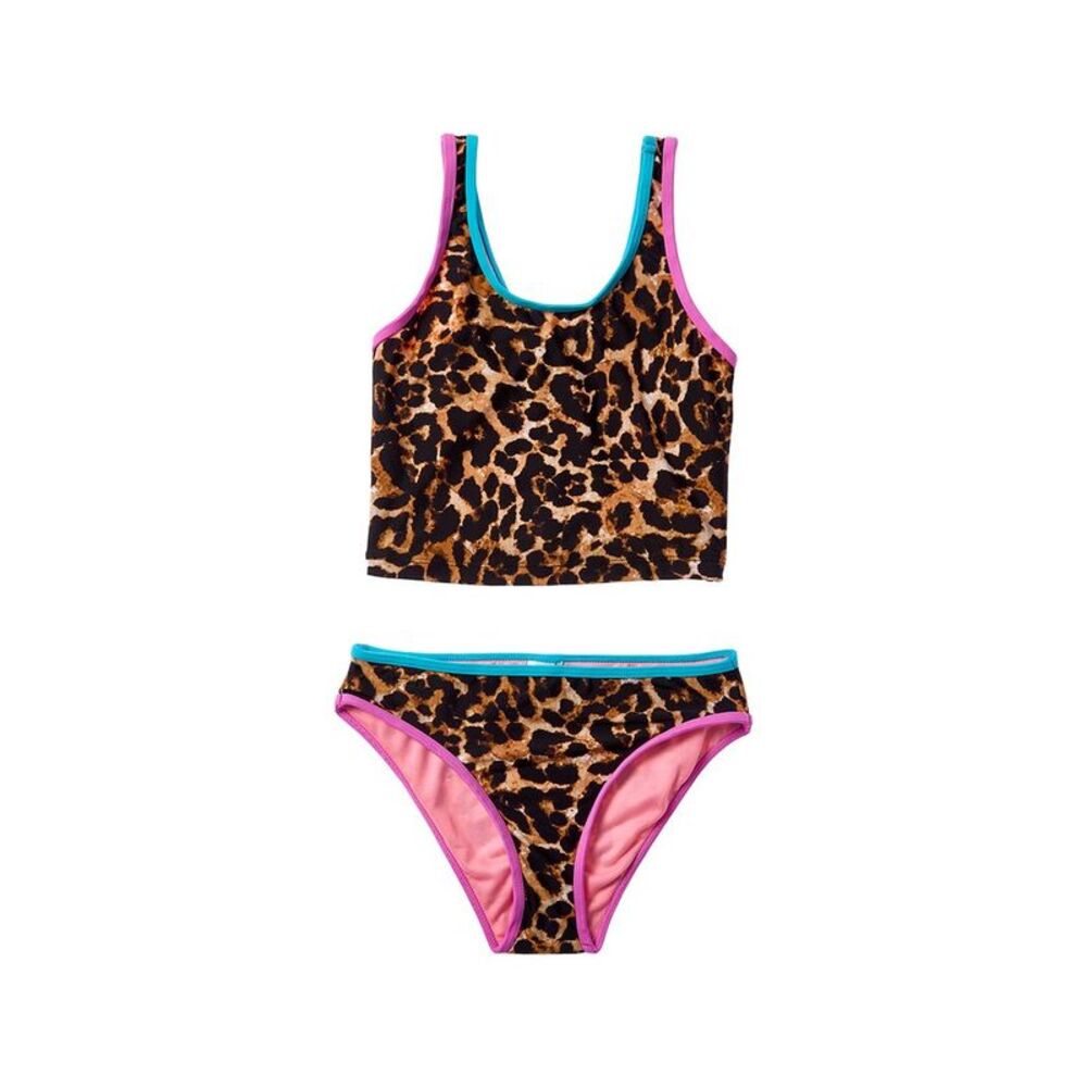 Beach Lingo Girls  2Pc Rem Cup Tankini And Hipster Bottom, Black